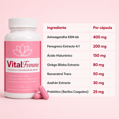 VitalFemme® - Revitaliza tu feminidad desde adentro