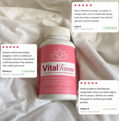 VitalFemme® - Revitaliza tu feminidad desde adentro