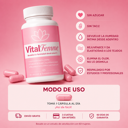 VitalFemme® - Revitaliza tu feminidad desde adentro